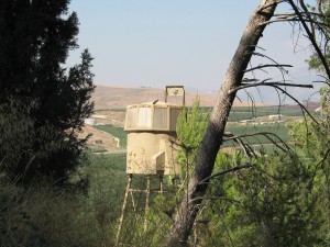 Image of Israel border guard tower