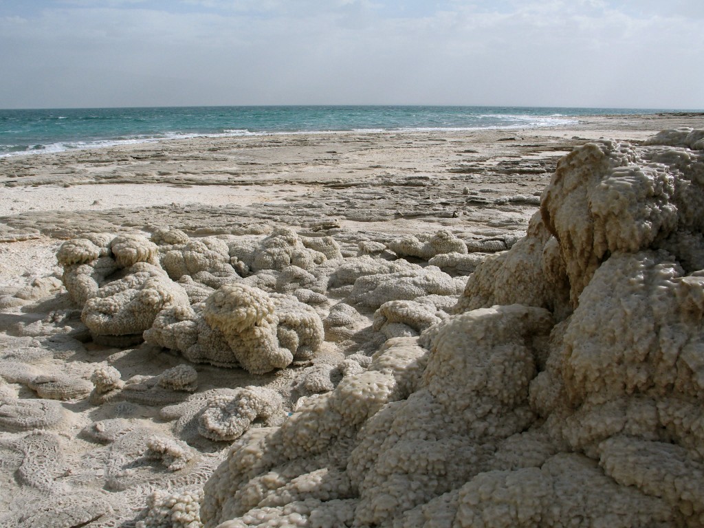Image of Dead Sea salt pillar